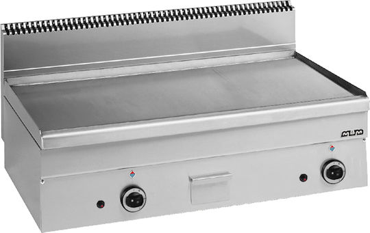 MBM Πλατώ Ψησίματος Υγραερίου Χρωμίου 100x60x27cm 15.3kW με Λεία Πλάκα GFT106LC
