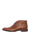 Damiani Men's Leather Boots Tabac Brown