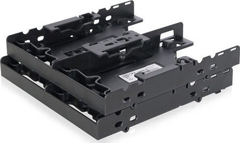 Icy Dock Flex-Fit Quattro Quattro 4x 2.5 Inch HDD/SSD Bracket for External 5.25 Inch Bay Black (MB344SP)