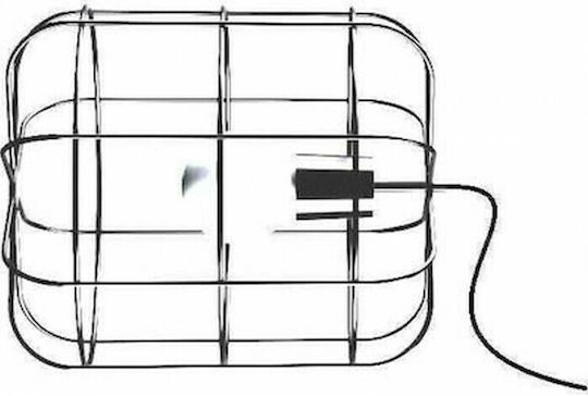 Luma Vintage Floor Lamp with Socket for Bulb E27 Black