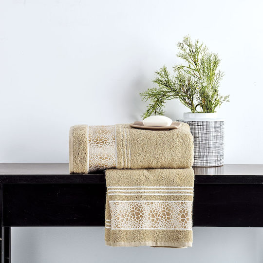 SB Home Πετσέτα Σώματος Paola 70x140εκ. Beige