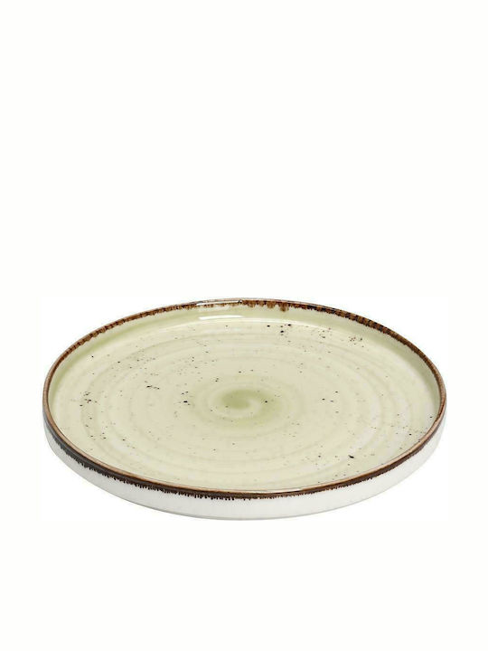 Espiel Step Plate Desert Ceramic Πράσινο with D...