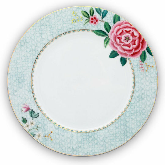 PiP Studio Blushing Birds Plate Shallow made of Porcelain White with Diameter 26.5cm