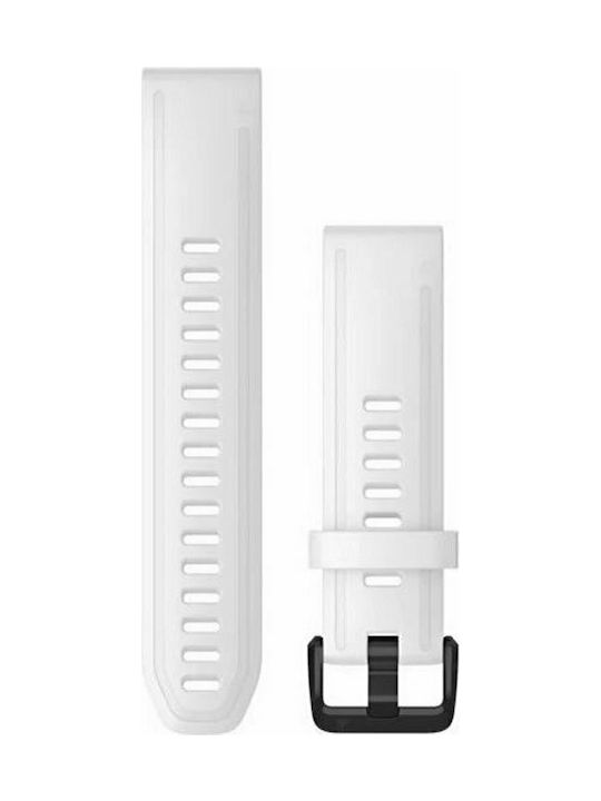 Garmin QuickFit 20mm Strap Silicone White (Fenix 6S / 6S Pro / 7S) 010-12865-00