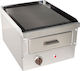 M&M equipment Ηλεκτρικό Πλατώ Ψησίματος Μαντεμένιο 38x51x29cm 3.2kW με Ραβδωτή Πλάκα MM 3.5R 230V