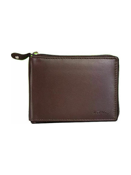 Lavor Men's Leather Wallet with RFID Brown