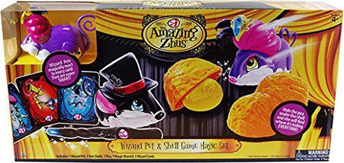 Επιτραπέζιο Παιχνίδι The Amazing Zhus Wizard Pet & Shell Game Magic Set για 1 Παίκτη (EN) Spin Master