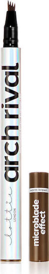 Lottie London Arch Rival Microblade Stift für Augenbrauen in Braune Farbe 0.7ml