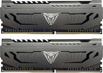 Patriot Viper Steel 32GB DDR4 RAM με 2 Modules (2x16GB) και Ταχύτητα 3200 για Desktop