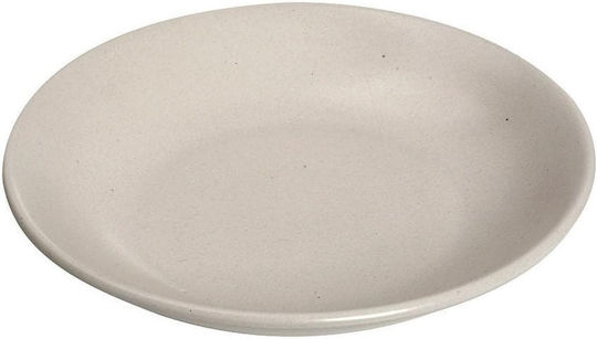 Espiel Terra Matt Plate Soup Ceramic Cream with Diameter 23.5cm