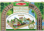 Melissa & Doug Take-Along Railroad Track for 3++ Years 40140