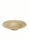 Espiel Terra Matt Plate Pasta Ceramic Μπεζ Ματ with Diameter 27cm 1pcs