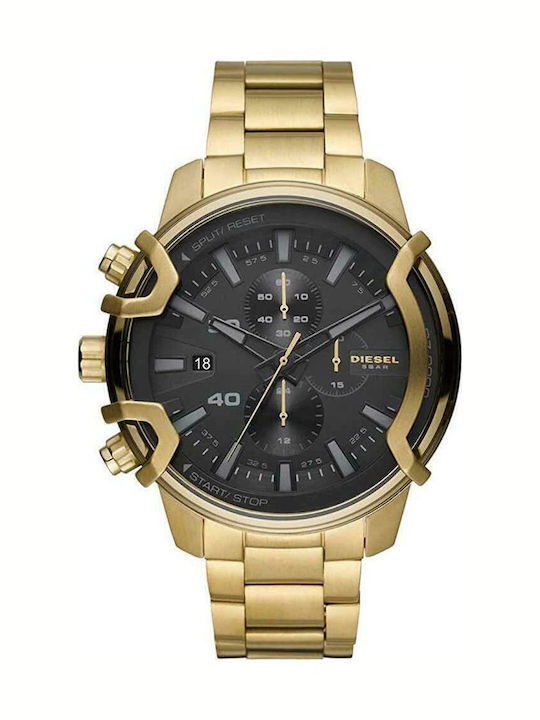Diesel Griffed Ανδρικό Ρολόι 48mm Χρονογράφος Μ...
