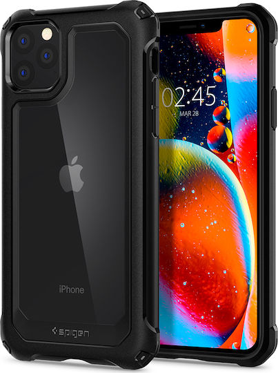 Spigen Gauntlet Back Cover Πλαστικό 1.2mm Ανθεκτικό Μαύρο (iPhone 11 Pro)