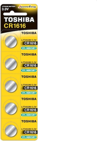 Toshiba Baterii Litiu pentru ceasuri CR1616 3V 5buc