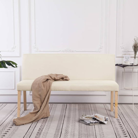 Canapea Cu Două Locuri Bej 139.5x54x85.5cm