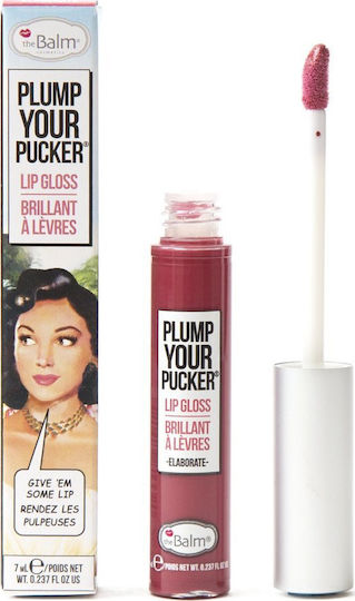 theBalm Plump Your Pucker Lip Gloss Μπορντό 7ml