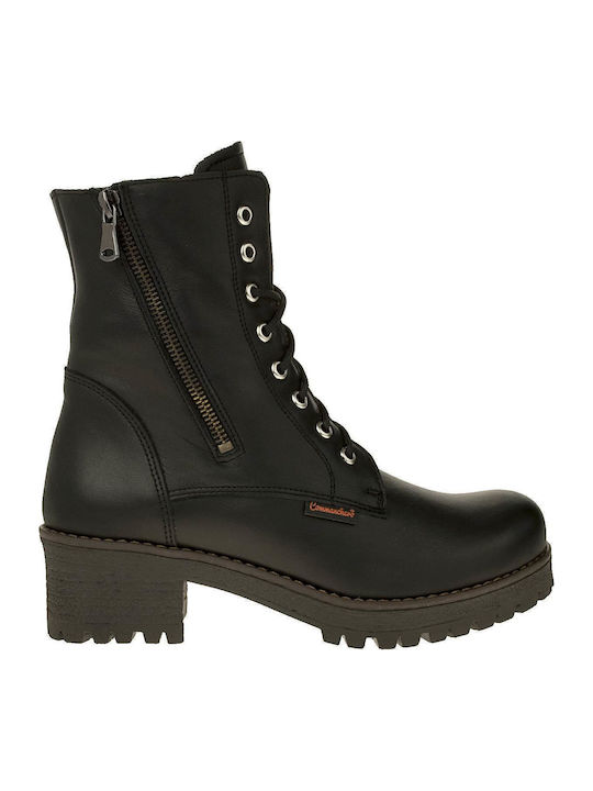 Ghete damă de piele Negru