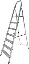 Bormann BHL5006 Ladder Aluminum with 6+1 Steps