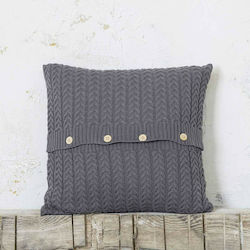 Nima Christmas Decorative Pillow Moal Square Gray 45x45pcs