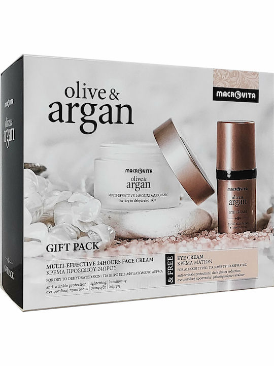 Macrovita Olive & Argan Комплект за грижа за кожата за Хидратация