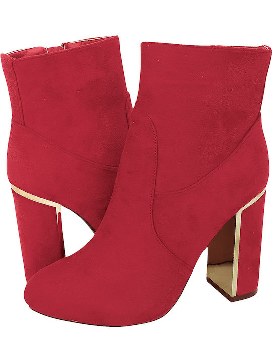 Maria Mare 62585 Women's Ankle Boots with High Heel Red 62585-C47304