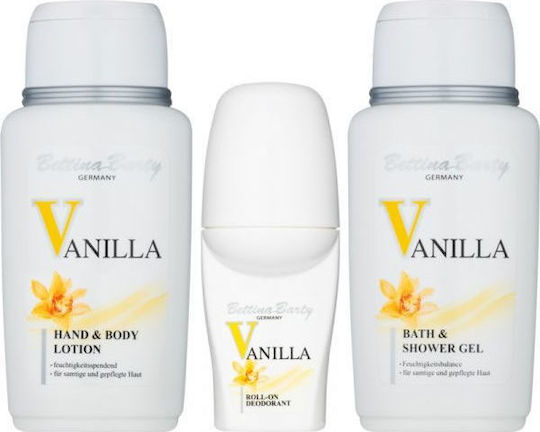 Bettina Barty Vanilla Skin Care Set for Moisturizing & Body Cleaning