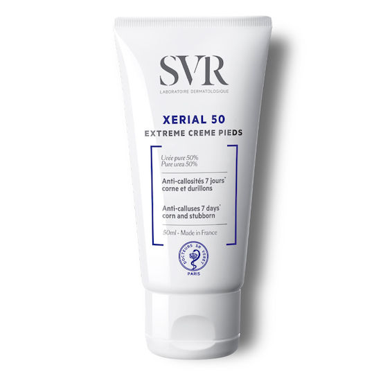 SVR Laboratoire Xerial 50 Extreme Feet Creme Κρέμα Ποδιών με Ουρία για Αντιμετώπιση των Κάλων & των Ρόζων 50ml