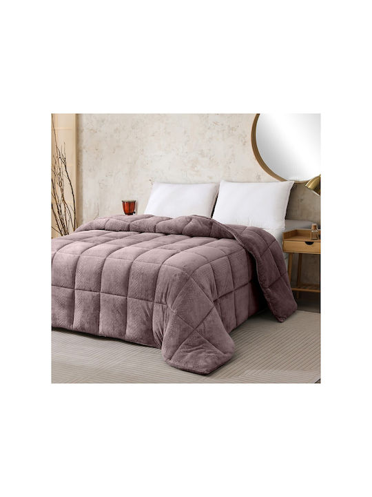 Melinen Duvet Cover Queen 220x240cm Shelby Mulb...