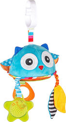 Benbat Agățat Jucărie Mașină cu Teether Dazzle Friends Travel Mirror Owl