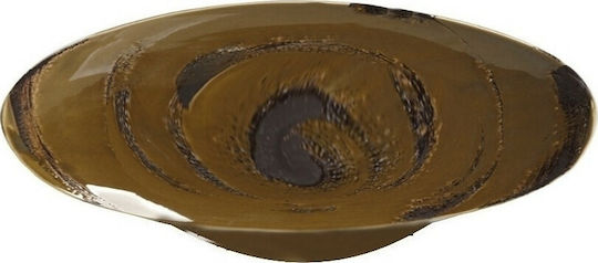Espiel Typhoon Teller Nudeln aus Porzellan Coffee mit Durchmesser 27cm Espiel Typhoon Teller Nudeln aus Porzellan Coffee mit Durchmesser 27cm