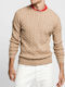 Gant Men's Long Sleeve Sweater Beige