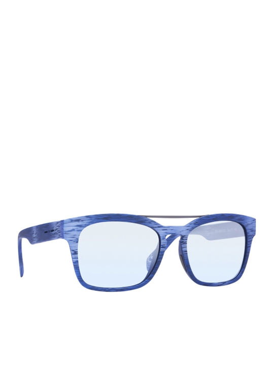 Italia Independent Herren Sonnenbrille mit Blau...