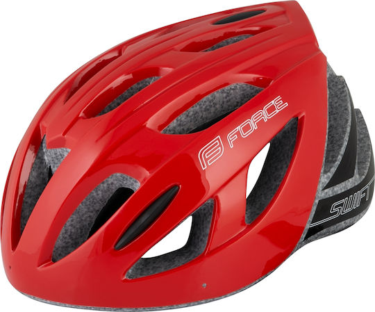 Force Swift Bicycle Helmet Mountain Red