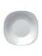 Bormioli Rocco Parma Plate Soup Square Glass White 23x23cm 1pcs