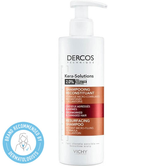 Vichy Dercos Kera Solutions Shampoos für Empfindliche Kopfhaut für Zerbrechlich Haare 250ml
