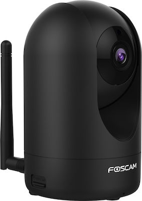 Foscam R4M IP Κάμερα Παρακολούθησης Wi-Fi 4MP Full HD+ με Αμφίδρομη Επικοινωνία σε Μαύρο Χρώμα 2.4GHZ/5GHZ