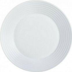 Luminarc Harena Plate Soup made of Porcelain White with Diameter 23cm 6pcs