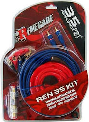 Renegade Car Audio REN35KIT Set Car Audio Cables up to 2000W