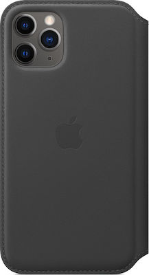 Apple Leather Folio Μαύρο (iPhone 11 Pro)