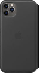 Apple Leather Folio Book Δερματίνης Μαύρο (iPho...