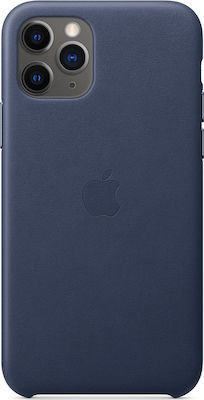 Apple Leather Case Midnight Blue (iPhone 11 Pro)