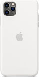 Apple Silicone Case Λευκό (iPhone 11 Pro Max)