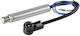 Lampa Autoantennenadapter mit Verstärker Universal Iso-Iso Weiblich zu Männlich 36,5 cm