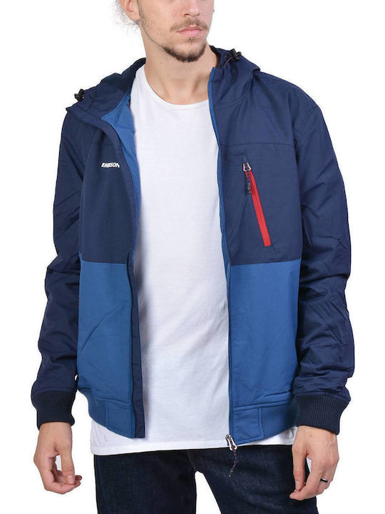 Geci Barbati Bomber Waterproof Albastru Regal / Navy