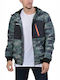 Geacă Iarnă Bomber Waterproof Camuflaj / Negru