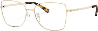 Michael Kors Memphis Feminin Metalic Rame ochelari Fluture Auriu MK3035 1014