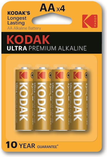 Kodak Ultra Αλκαλικές Μπαταρίες AA 1.5V 4τμχ