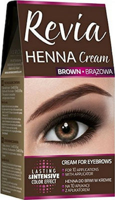 Revia Cream Eyebrow Henna Tint Brown