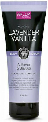 Farcom Lavender Vanilla Feuchtigkeitsspendende Lotion Körper mit Duft Lavendel 250ml